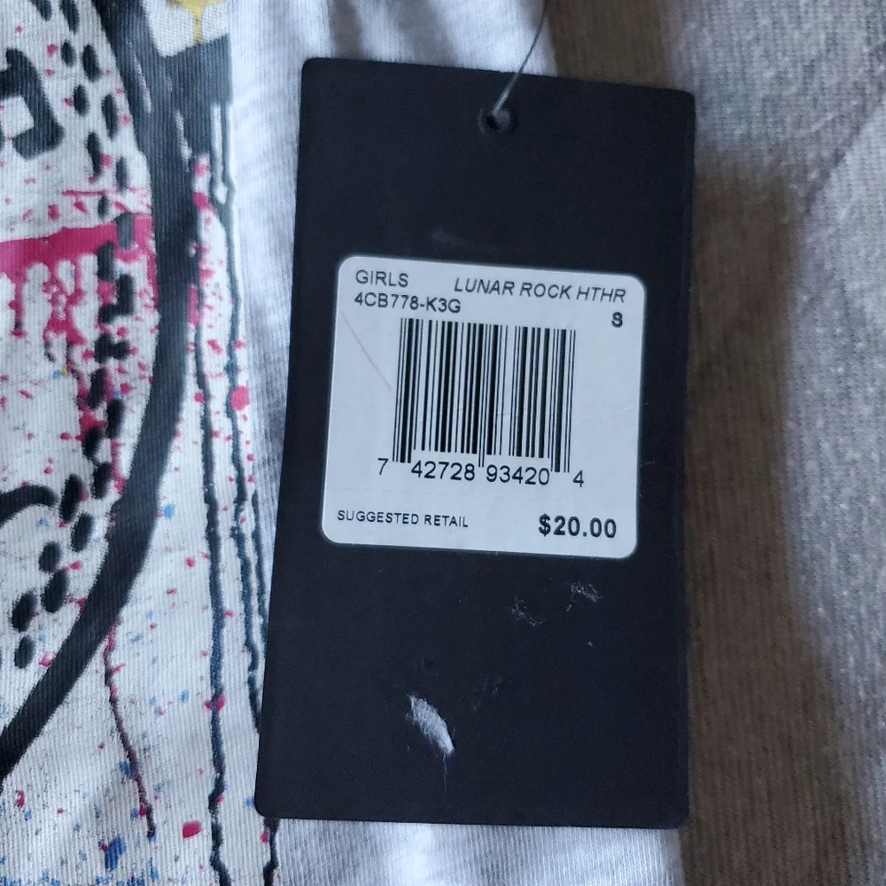 ⭐ 4/$20 Converse‎ Girls T-shirt Small NWT